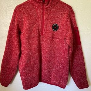Portland Thorns Half-Zip Red Pullover